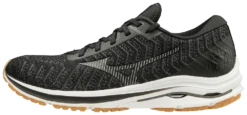 Mizuno Men’s Wave Rider 24 Waveknit (9098 - Black/Dark Shadow)
